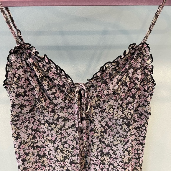 Floral Spaghetti Strap Dress - Picture 2 of 4